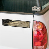 我々は人々を砂漠化させ、タン工業アメリカ国旗 バンパーステッカー (トラック上)