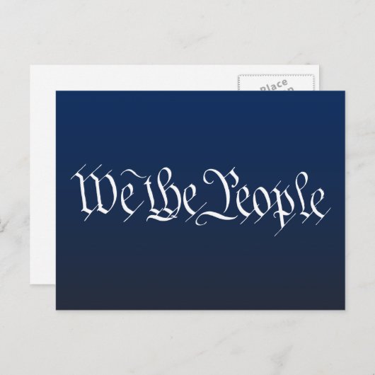 我々は人々 ポストカード (正面/裏面)