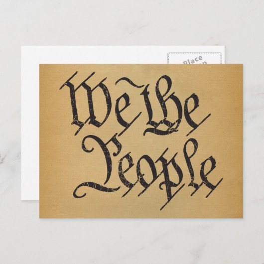 我々は人々 ポストカード (正面/裏面)