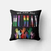 我々は人間の手カラフル装飾用クッション クッション (裏面)