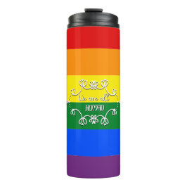 我々は人間LGBTQプライド月熱タンブラー タンブラー