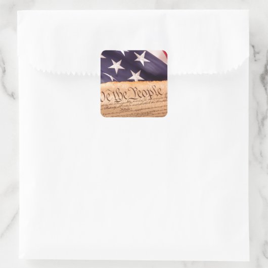 我々は人1 スクエアシール (バッグ)