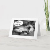 我々は今の時代にはなれない。/今の世の中にはなれない。/今の世の中は双子の誕生日 カード (正面)