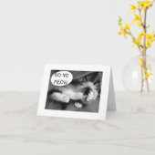 我々は今の時代にはなれない。/今の世の中にはなれない。/今の世の中は双子の誕生日 カード (黄色い花)