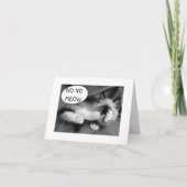 我々は今の時代にはなれない。/今の世の中にはなれない。/今の世の中は双子の誕生日 カード (正面)