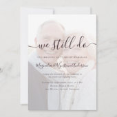 我々は今も一度に全ての写真の誓いを更新する 招待状 (正面)