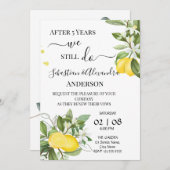 我々は今も更新記念日結婚を行っている 招待状 (正面/裏面)