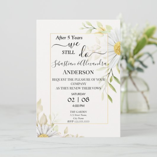 我々は今も更新記念日結婚を行っている 招待状 (スタンド正面)