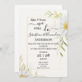 我々は今も更新記念日結婚を行っている 招待状 (正面/裏面)