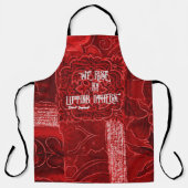 我々は他のエプロンの赤いパッチワークを持ち上げて上昇 エプロン (正面)