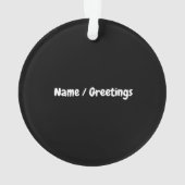 我々は他の人を持ち上げることによって立ち上インスパイアがる – やる気を起こさせる オーナメント (裏面)