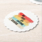 我々は他の引用文を持ち上げて立ち上やる気を起こさせるがる ペーパーコースター (アングル)