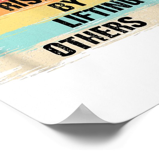 我々は他の引用文を持ち上げて立ち上やる気を起こさせるがる ポスター (角)