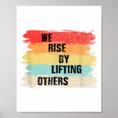 我々は他の引用文を持ち上げて立ち上やる気を起こさせるがる ポスター (正面)