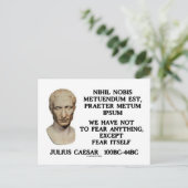 我々は何も恐れてはいけない，それ自体を恐れる以外 ポストカード (スタンド正面)