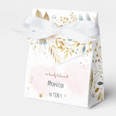 我々は信じ心底よ王室のり、幼児ベアー子供の誕生日 フェイバーボックス (正面サイド)