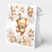 我々は信じ心底よ王室のり、幼児ベアー子供の誕生日 フェイバーボックス (裏面サイド)