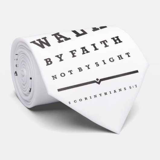 我々は信仰によって歩くが見えるより歩く ネクタイ (ロール)