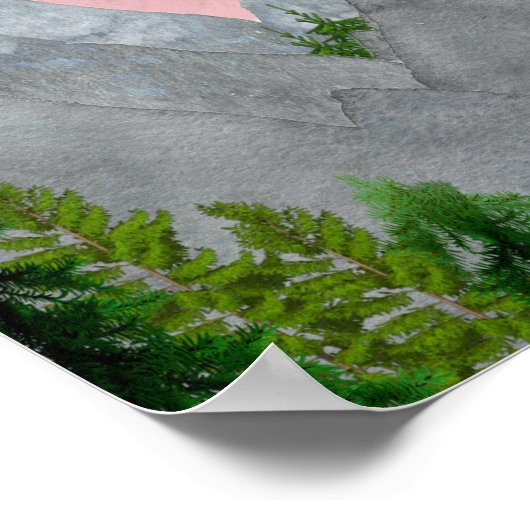 我々は信仰によって歩くのではなく視力聖なる書物、 経典引用文 ポスター (角)