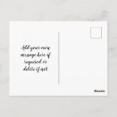 我々は信仰によって歩くのではなく、視覚聖なる書物、 経典はがき ポストカード (裏面)