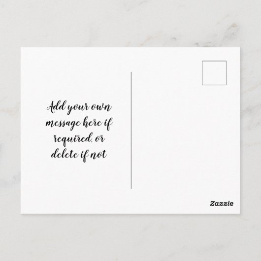 我々は信仰によって歩くのではなく、視覚聖なる書物、 経典はがき ポストカード (裏面)