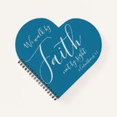 我々は信仰によって歩む ノートブック (正面)