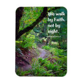 我々は信仰によって歩む マグネット (縦)