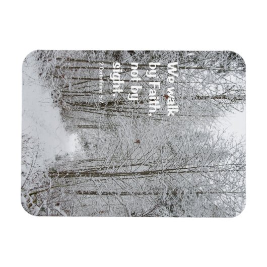 我々は信仰によって歩む マグネット (横)