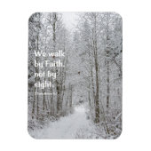 我々は信仰によって歩む マグネット (縦)