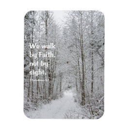 我々は信仰によって歩む マグネット