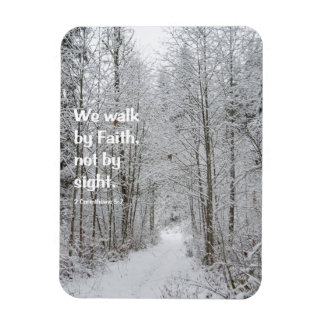 我々は信仰によって歩む マグネット