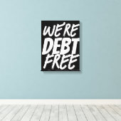 我々は借金がない！ キャンバスプリント (インサイチュ (ウッドフロア))