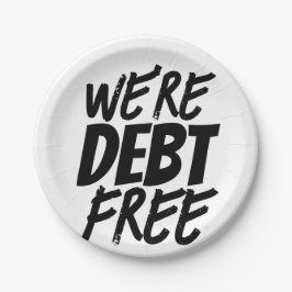 我々は借金がない ペーパープレート