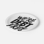 我々は借金がない ペーパープレート (アングル)