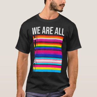 我々は全ての人間Lgbtゲイ権利プライドAlly Lgbtq Tシャツ