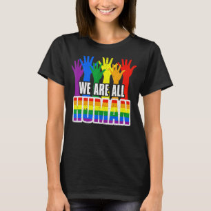 我々は全ての人間Lgbtゲイ権利プライドAlly Lgbtq Tシャツ