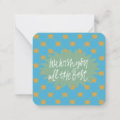 我々は全てをよ最高のく望ん: ノートカード (正面)