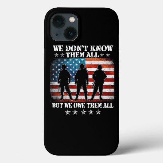 我々は全てを知らないが我々は全ての退役軍人を負う Case-Mate iPhoneケース (裏面)