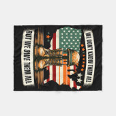 我々は全てを知らないが我々は全てメムリアに負っている フリースブランケット (正面(横))