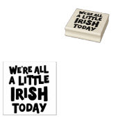 我々は全てアイルランドのゴム印だ ラバースタンプ (押印)