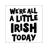 我々は全てアイルランドのゴム印だ ラバースタンプ (インプリント)