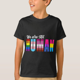 我々は全て人間である – LGBTQ Tシャツ