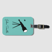 我々は全て星の望遠鏡で作られた引用文 ラゲッジタグ (正面横)