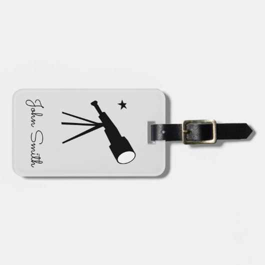 我々は全て星望遠鏡で作られている ラゲッジタグ (正面横)