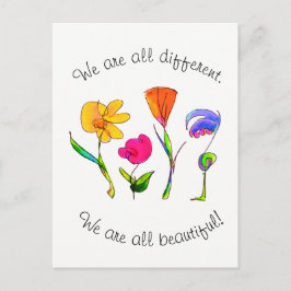 我々は全て美し違うい多様性 ポストカード