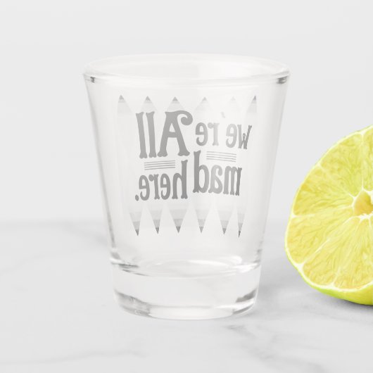 我々は全不機嫌ここバチェロレッテアーガイルダイヤ ショットグラス (裏面)