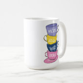 我々は全不機嫌はこちら – 不機嫌紅茶パーティーカップ コーヒーマグカップ (正面右)