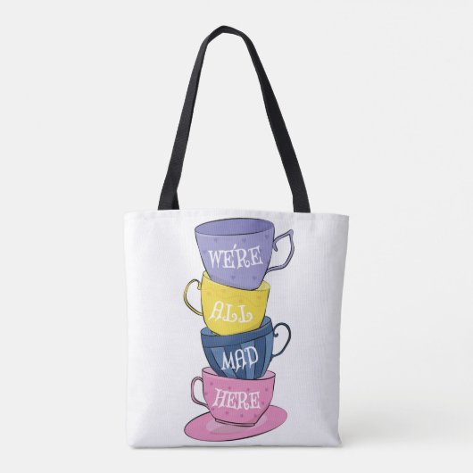 我々は全不機嫌はこちら – 不機嫌紅茶パーティーカップ トートバッグ (裏面)