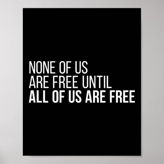 我々は全員が自由になるまで自由#3 ポスター (正面)