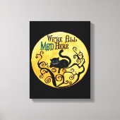 我々は全員の不機嫌はこちら – Cheshire Cat キャンバスプリント (正面)